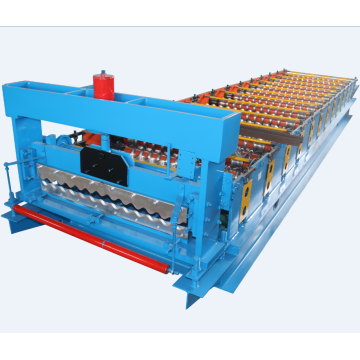 Wellblecher -verzinktes Stahlblech -Dachbrötchenformmaschine